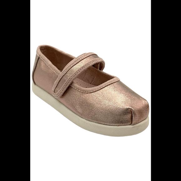 Toms Toddler Girls Nora Mary Jane Flats Rose Gold - - Picture 1 of 3